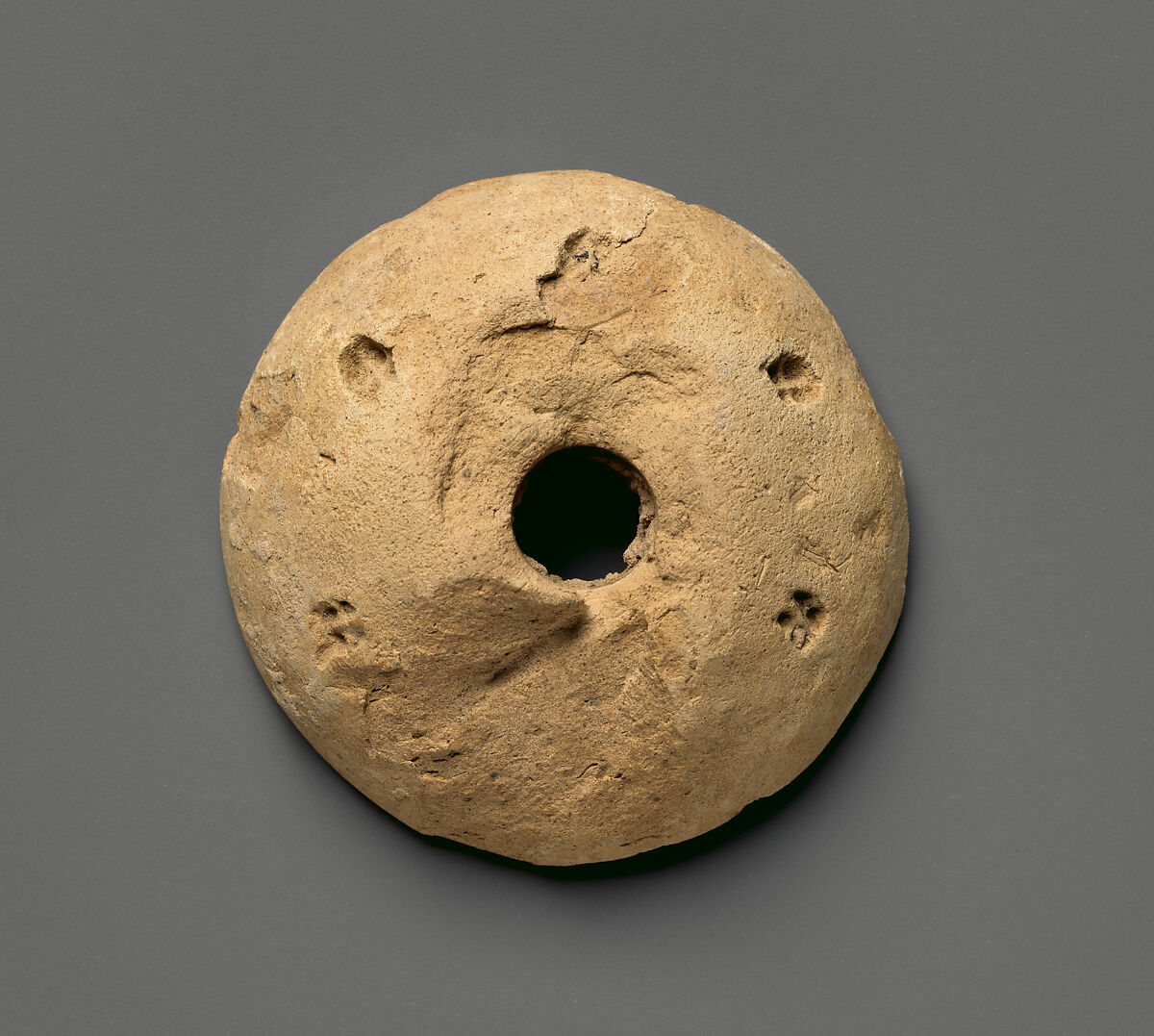 Spindle whorl, Ceramic, Sumerian 