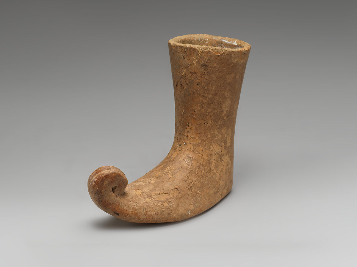 Votive boot, Ceramic, Iran