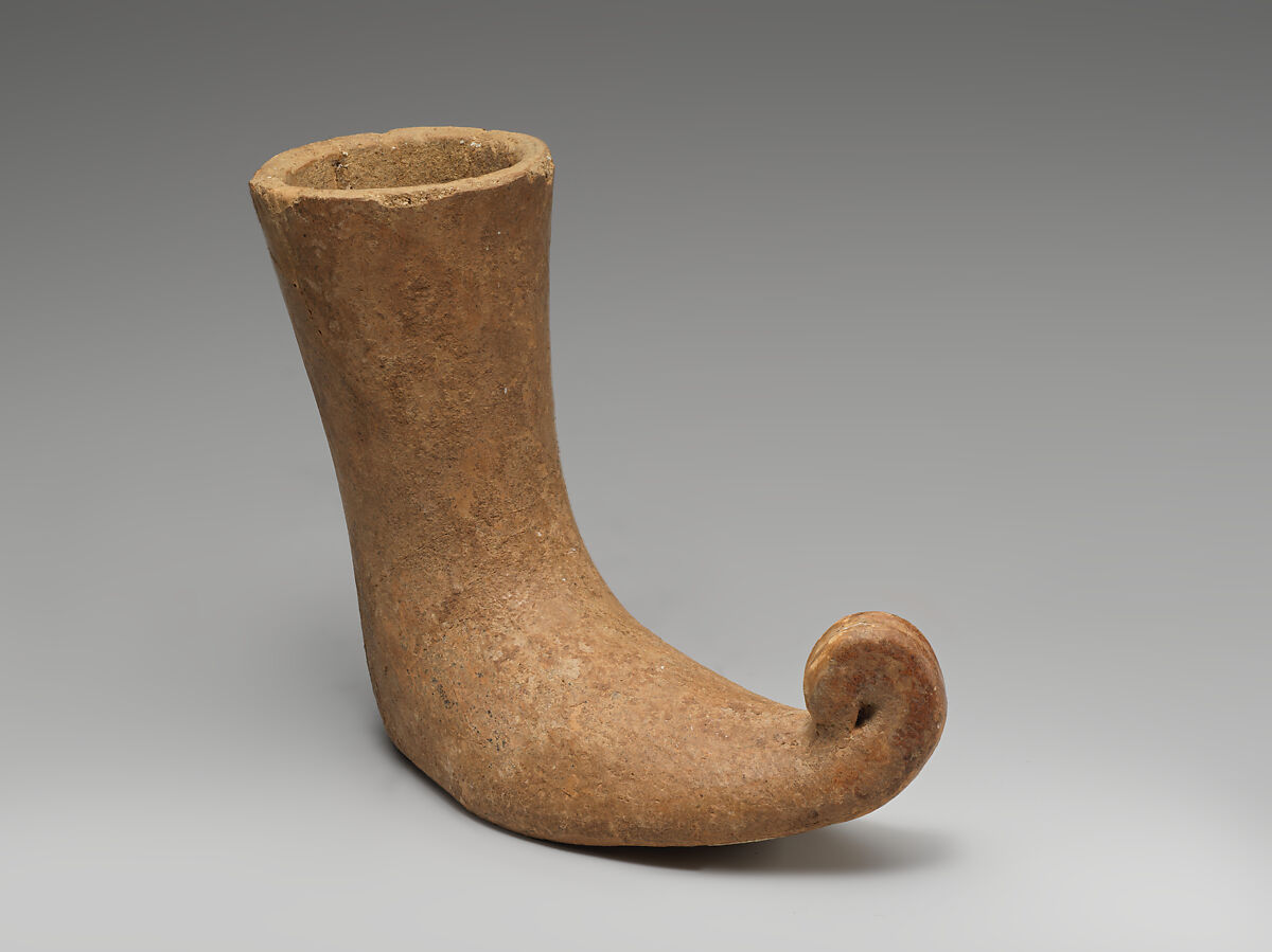 Votive boot, Ceramic, Iran