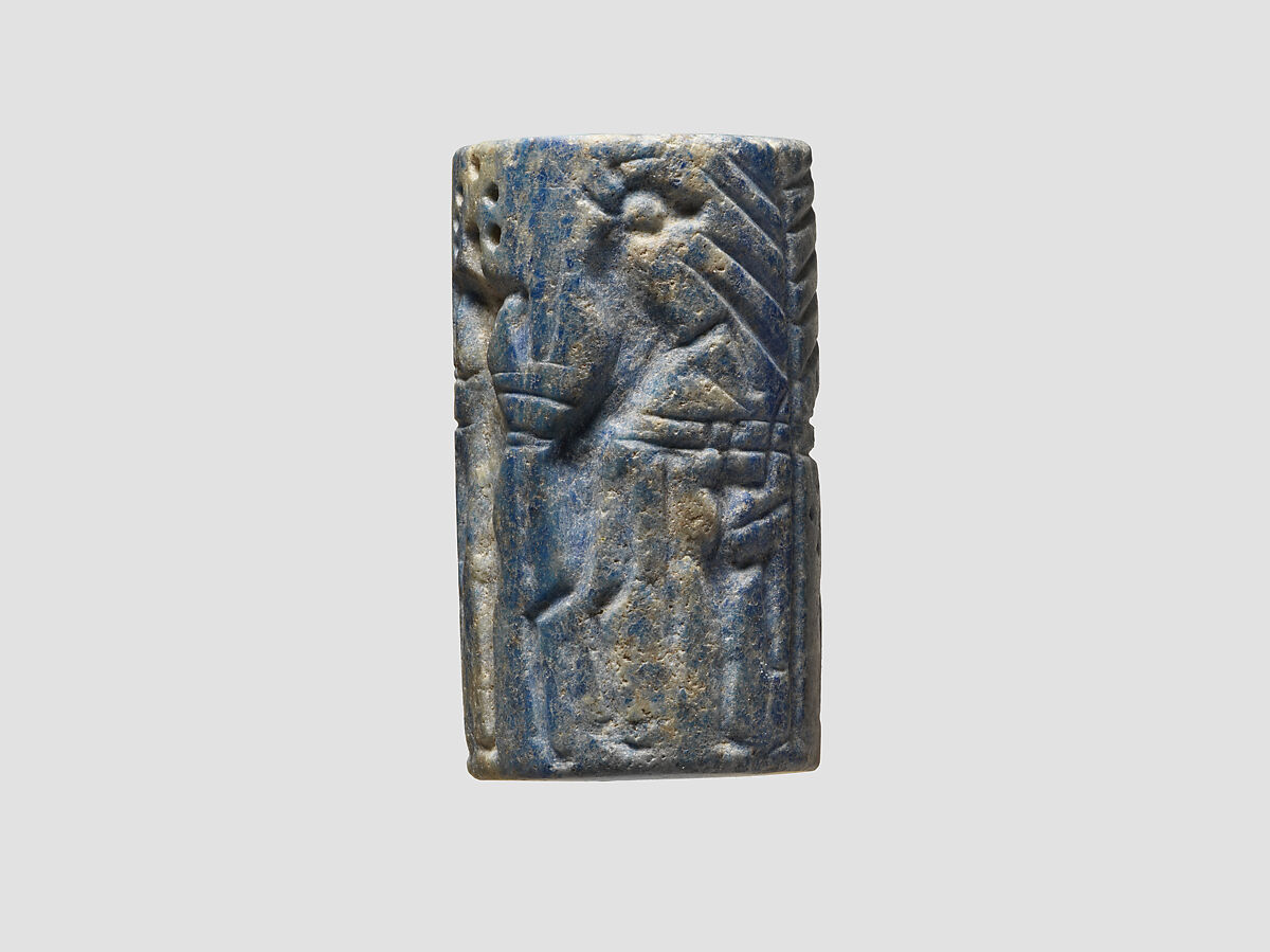 Cylinder seal, Lapis lazuli