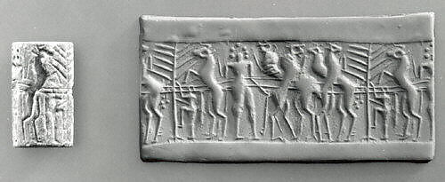 Cylinder seal, Lapis lazuli 