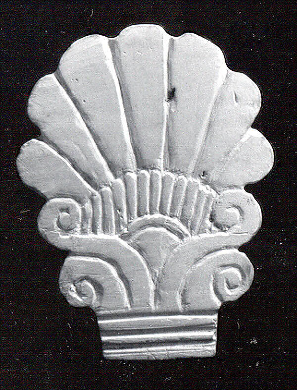 Palmette-shaped plaque, Shell, Assyrian 