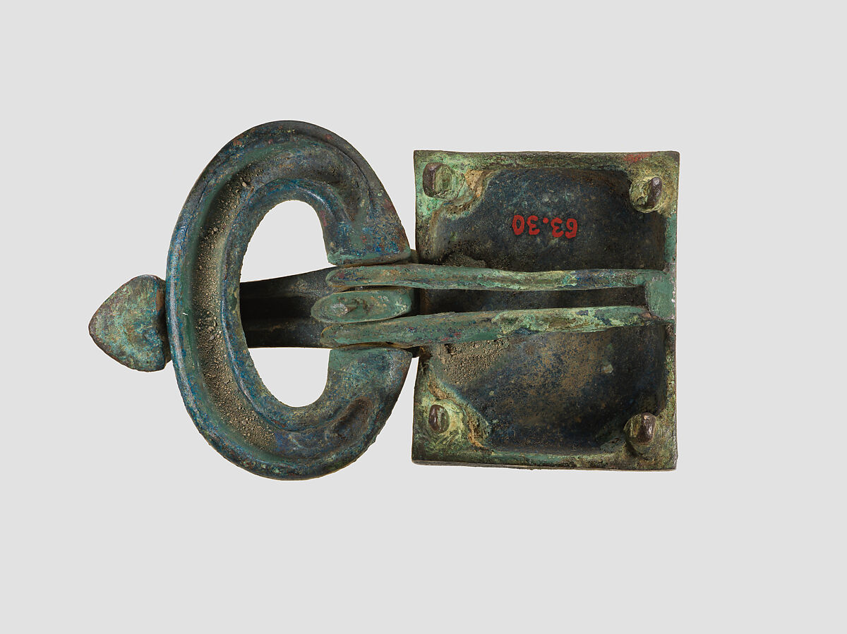 Buckle, Bronze, Sasanian