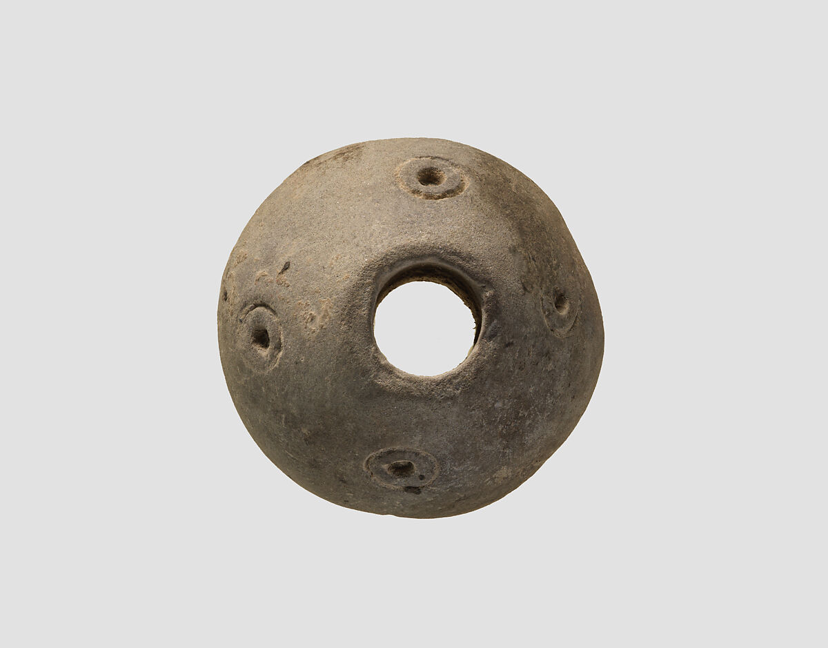 Spindle whorl, Ceramic, Iran