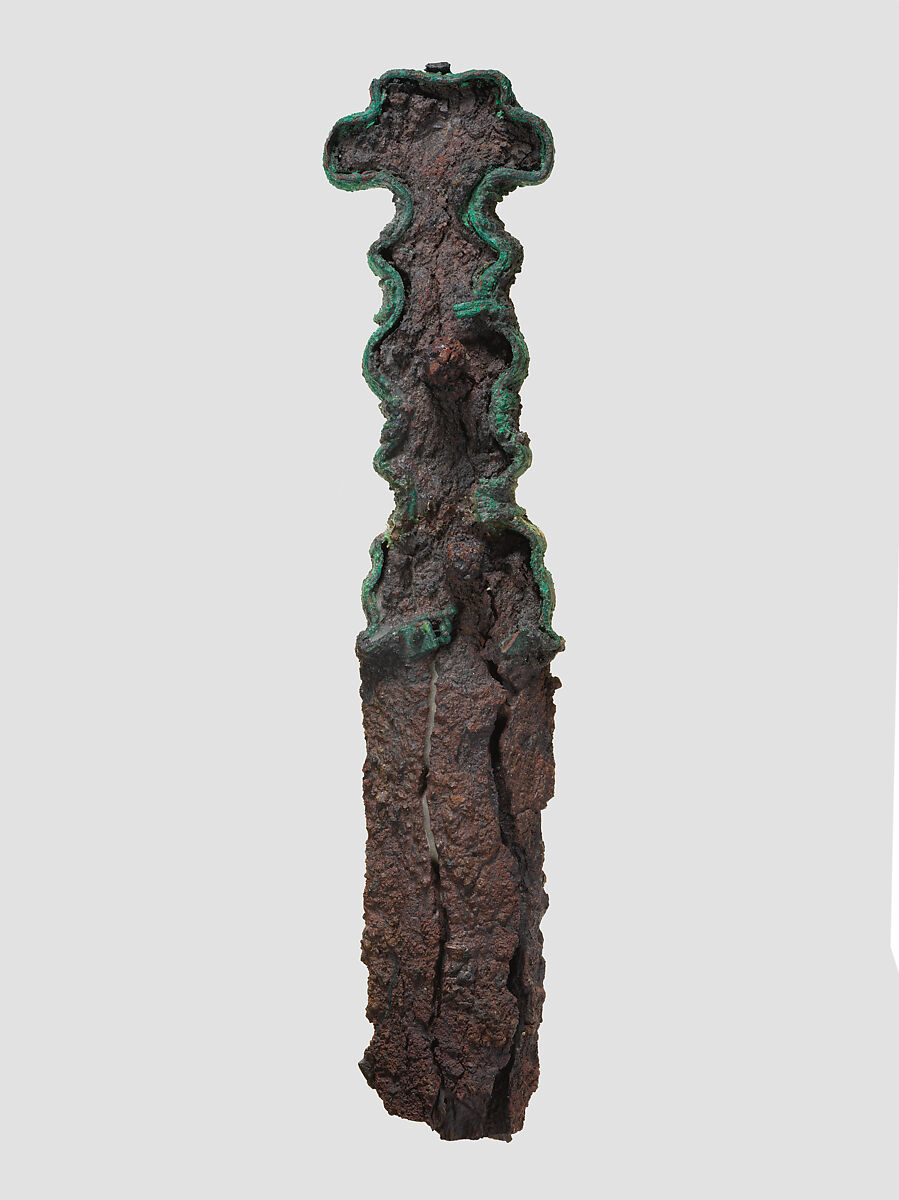 Flanged dagger, Iron, bronze, Iran