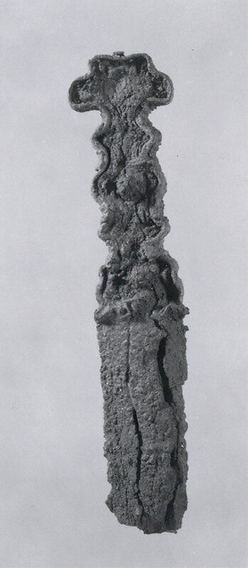 Flanged dagger, Iron, bronze, Iran 
