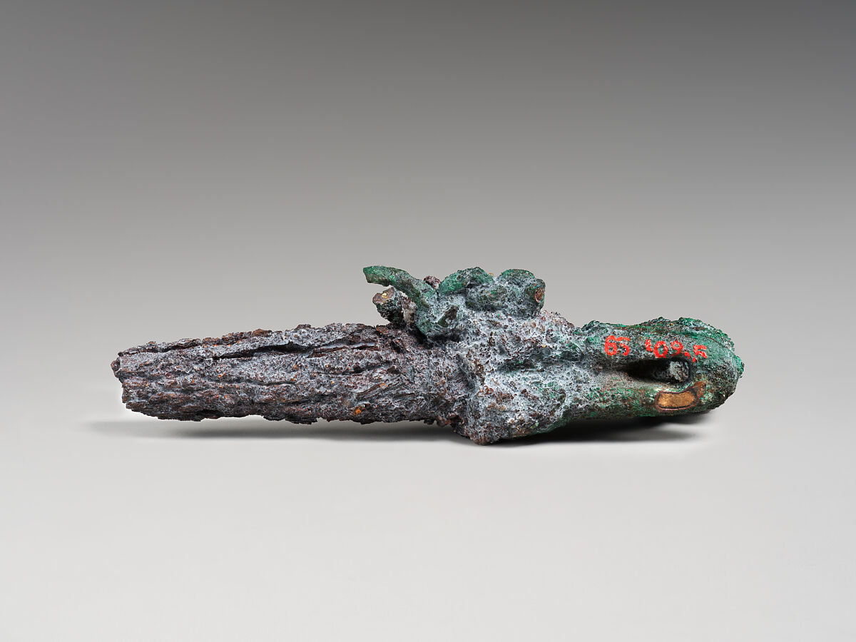 Lion pin, Bronze, iron, Iran