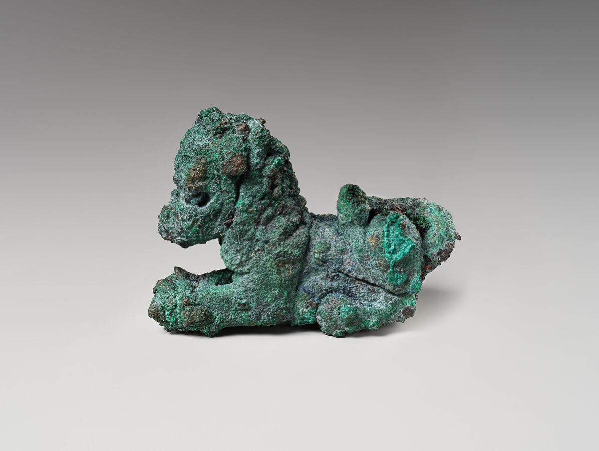 Lion pin, Bronze, iron, Iran