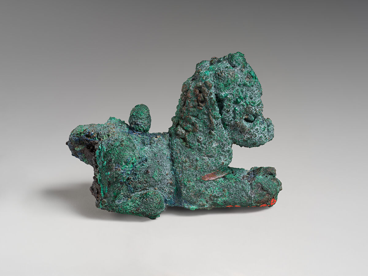 Lion pin, Bronze, iron, Iran