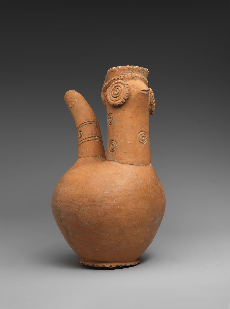 Spouted vessel, Ceramic, Iran