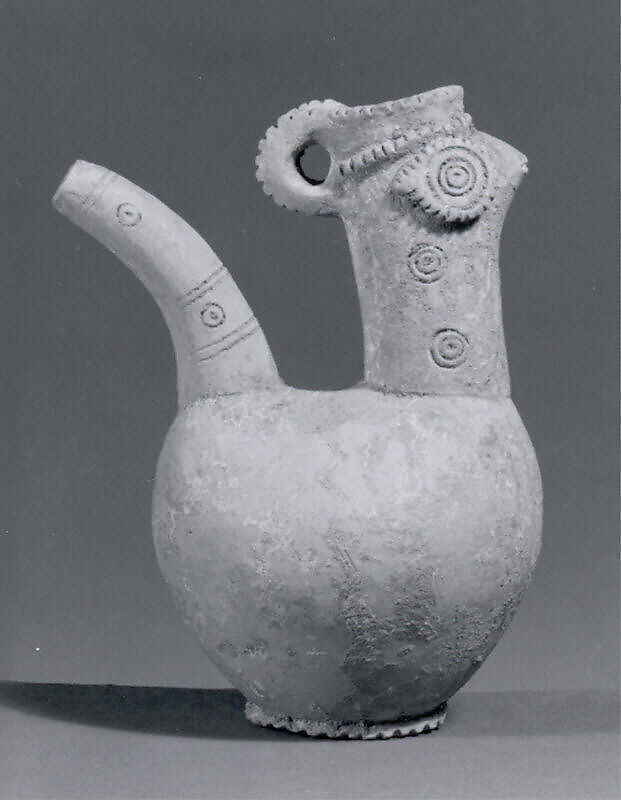Spouted vessel, Ceramic, Iran 