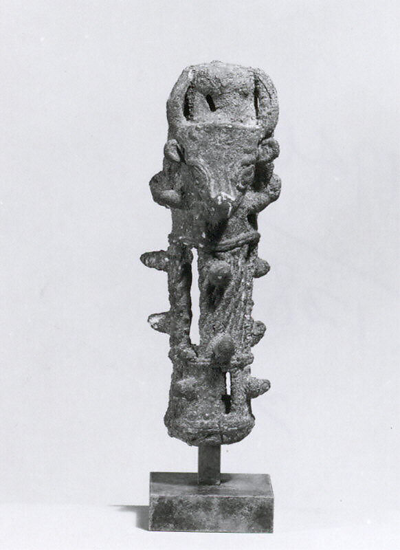 Mace heads in the form of triple bulls' heads, Bronze, Iran 