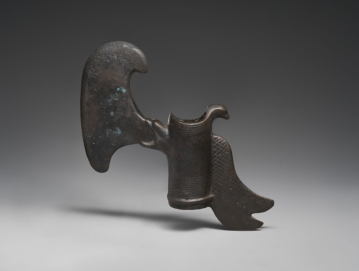 Axe head, Bronze, Elamite
