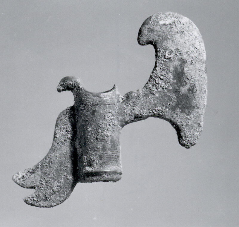 Axe head, Bronze, Elamite 