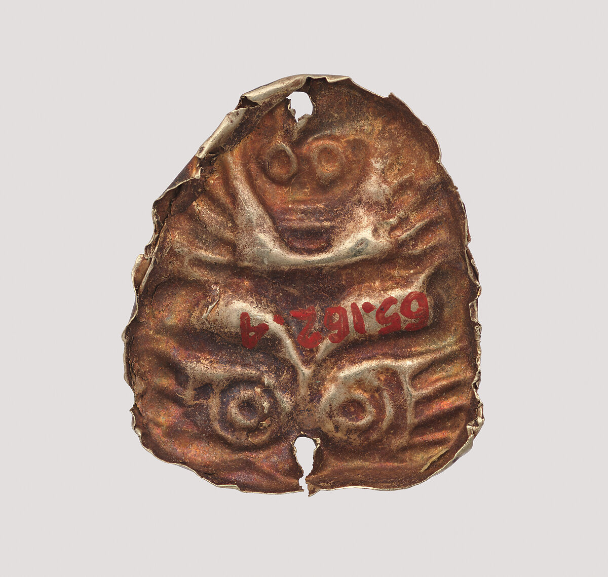 Appliqué with fantastic creature, Gold, Scythian