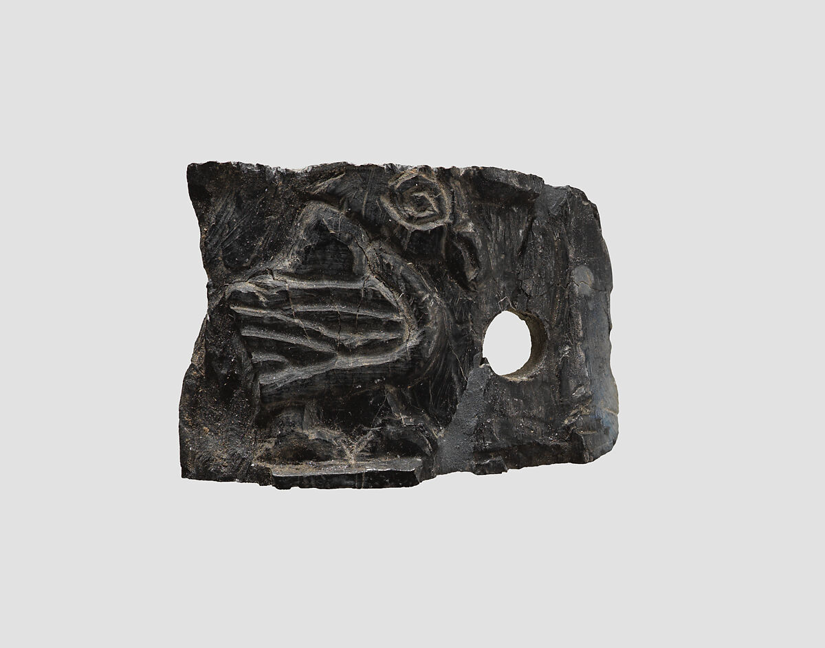 Plaque fragment, Ivory, Iran 