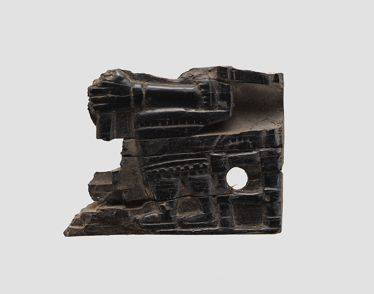 Plaque fragment, Ivory, Iran 