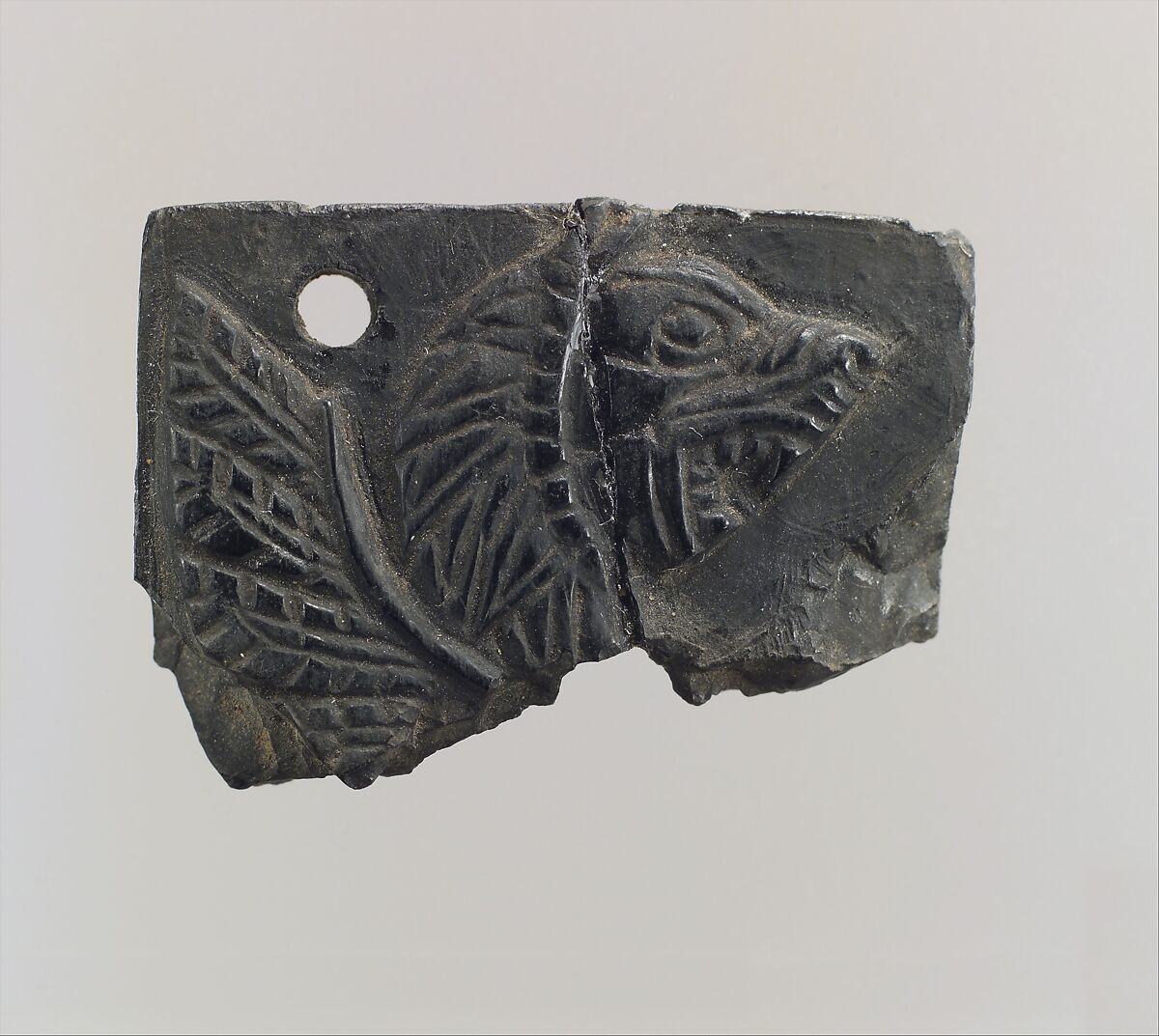 Plaque fragment, Ivory, Iran
