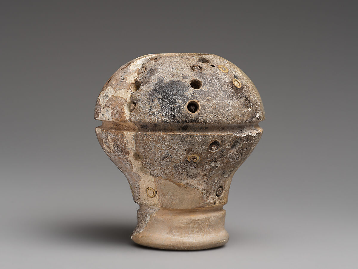 Mace head, Limestone, gold, Iran 