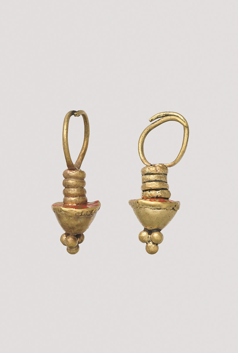 Earrings, Gold, Iran 