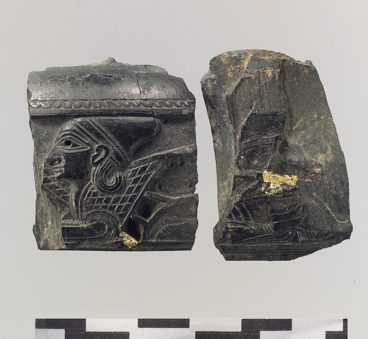 Pyxis fragment, Ivory, Iran