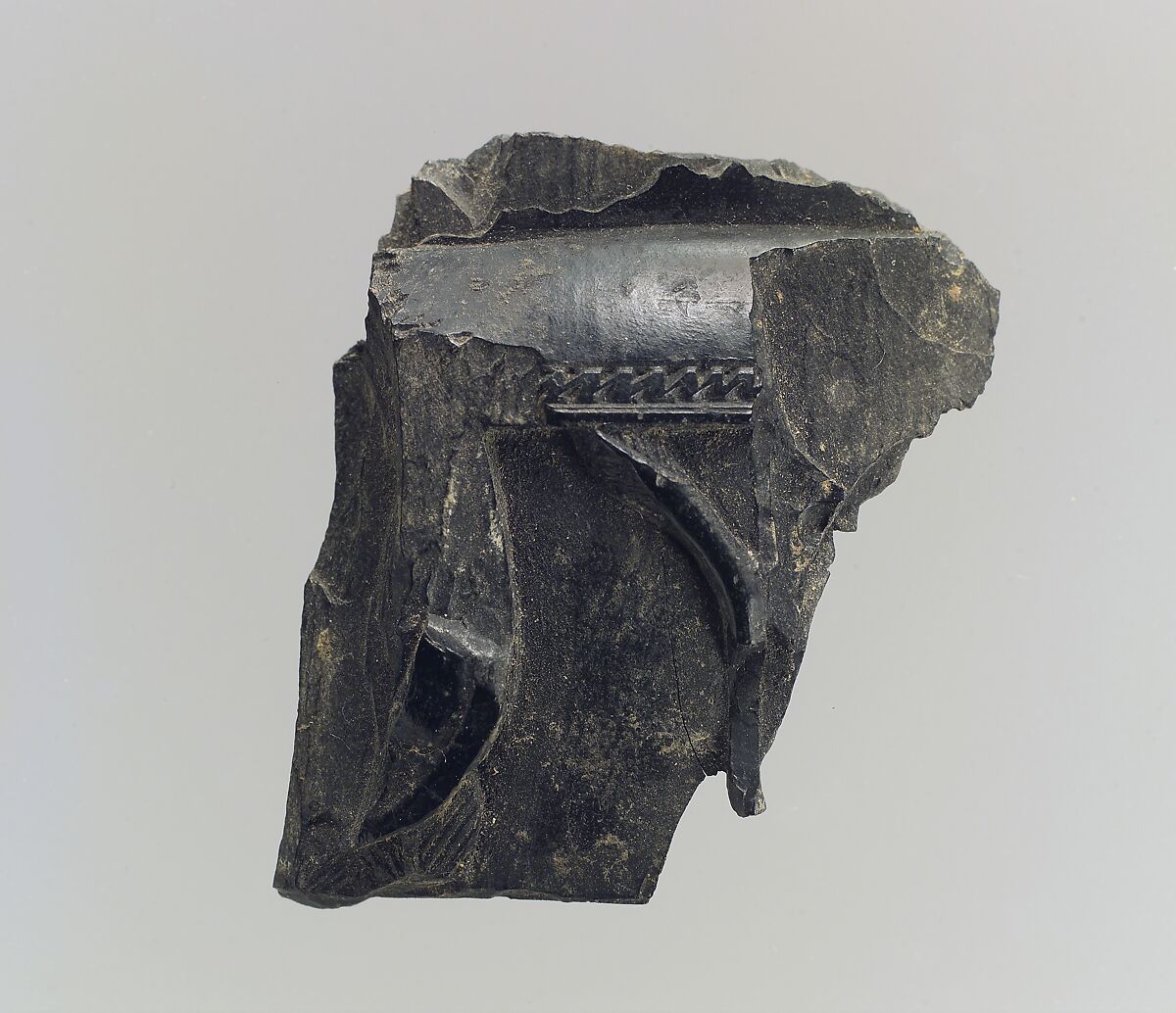 Pyxis fragment, Ivory, Iran 