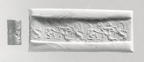 Cylinder seal, Hematite, Syrian 