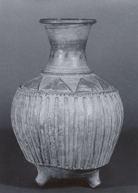 Twin-spouted vessel, Ceramic, Iran 