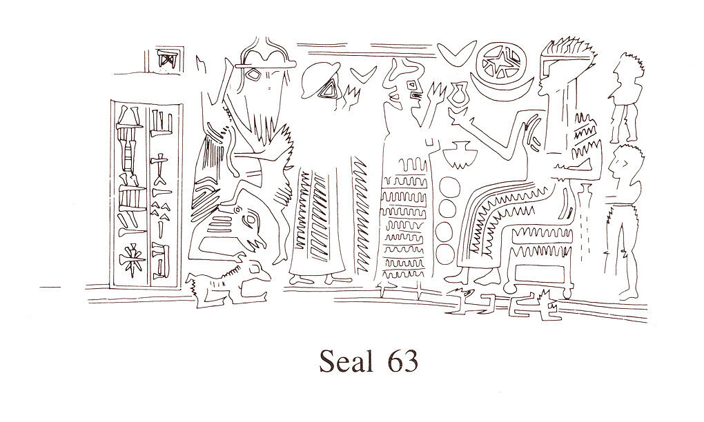 Cuneiform tablet case impressed with four cylinder seals, Clay, Old Assyrian Trading Colony