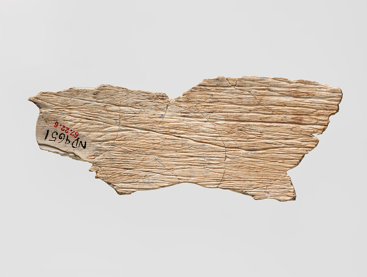 Openwork furniture plaque with galloping bull, Ivory, Assyrian