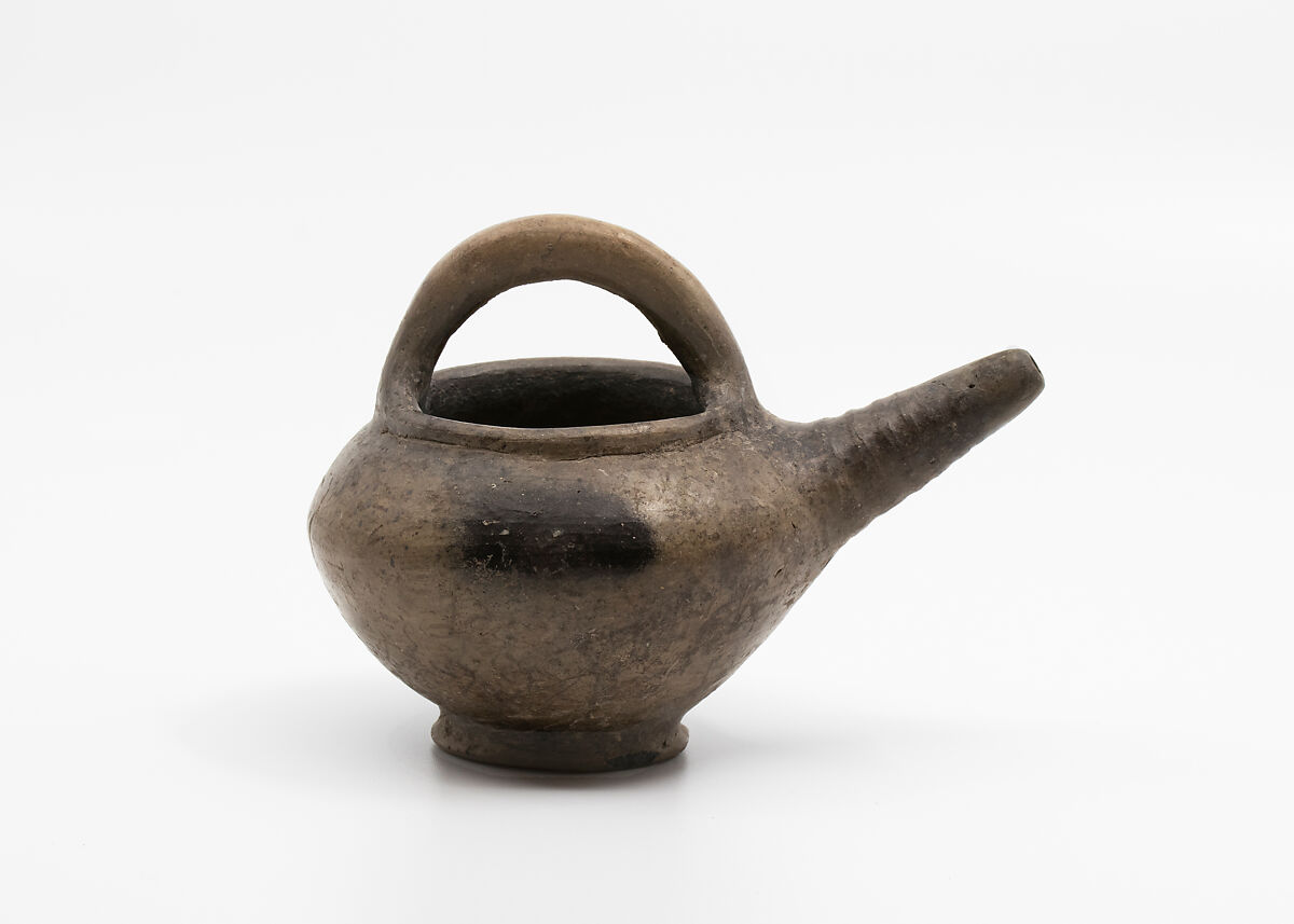 Spouted pot, Ceramic, Iran
