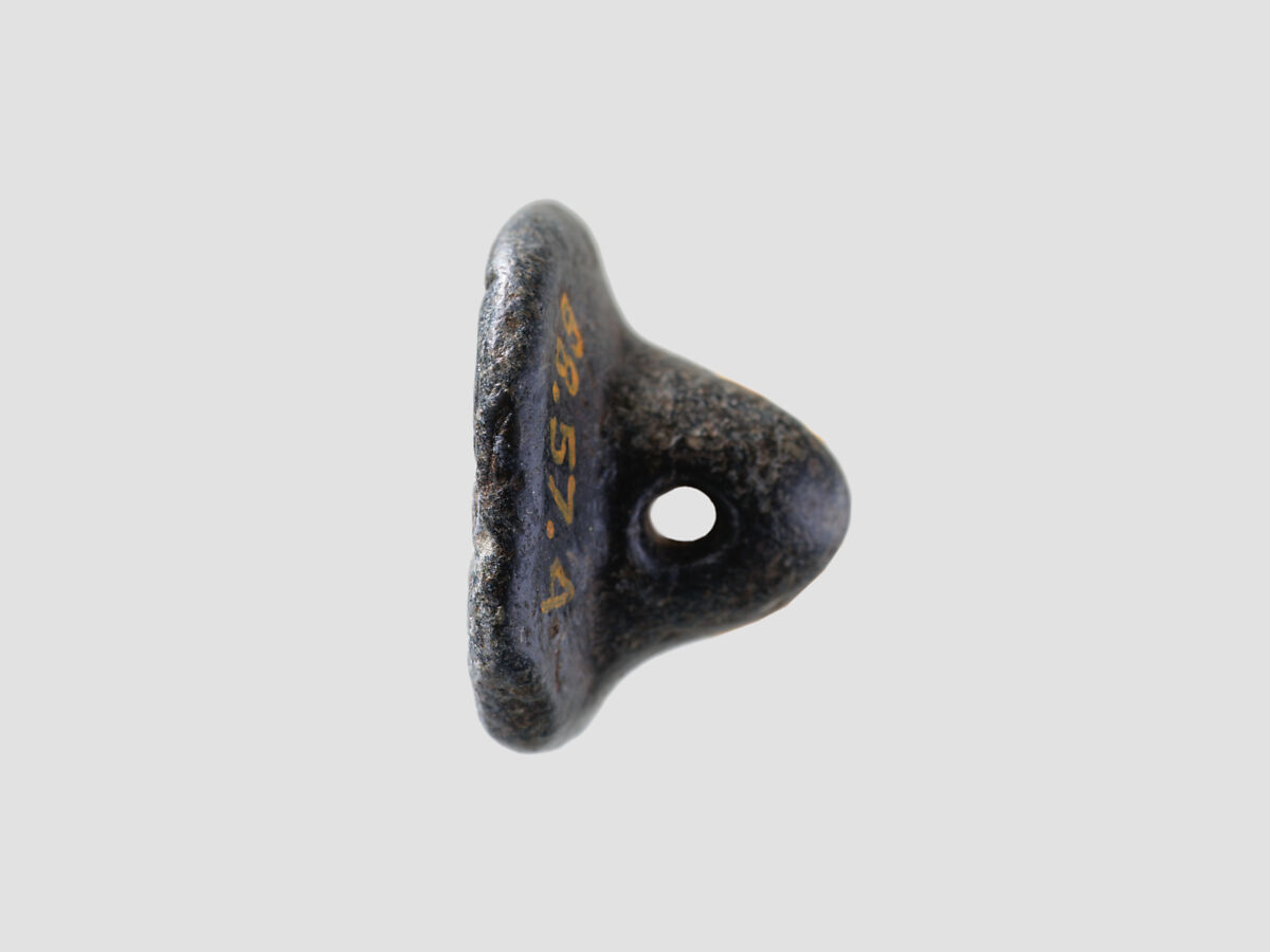 Conoid seal, Chlorite or steatite, black