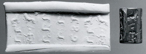 Cylinder seal, Hematite (?) 