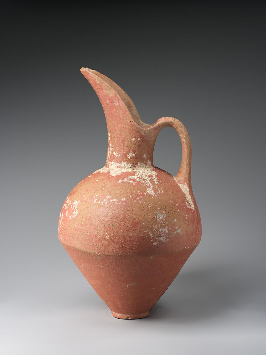 Spouted vessel, Ceramic, Hittite 