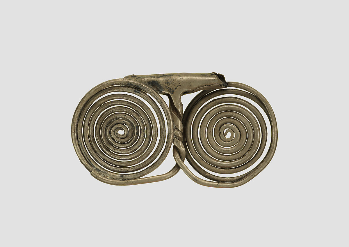 Spiral pendant, Silver, Iran