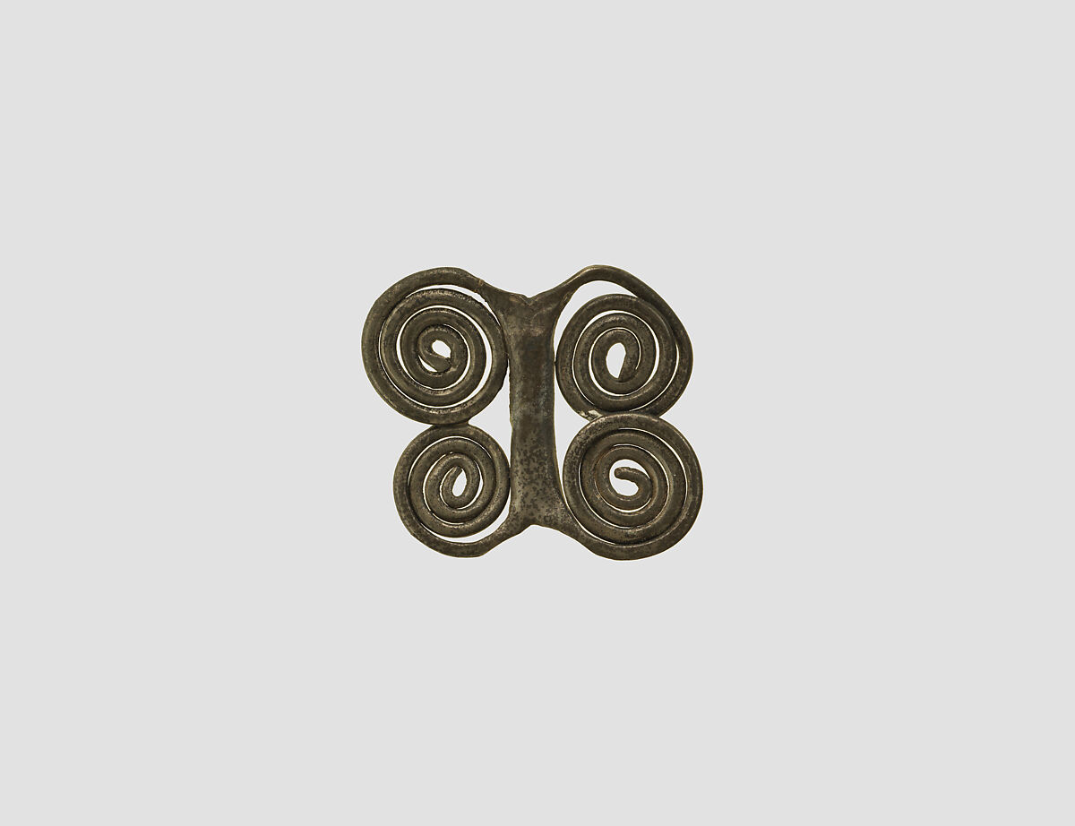 Spiral bead, Silver, Iran 