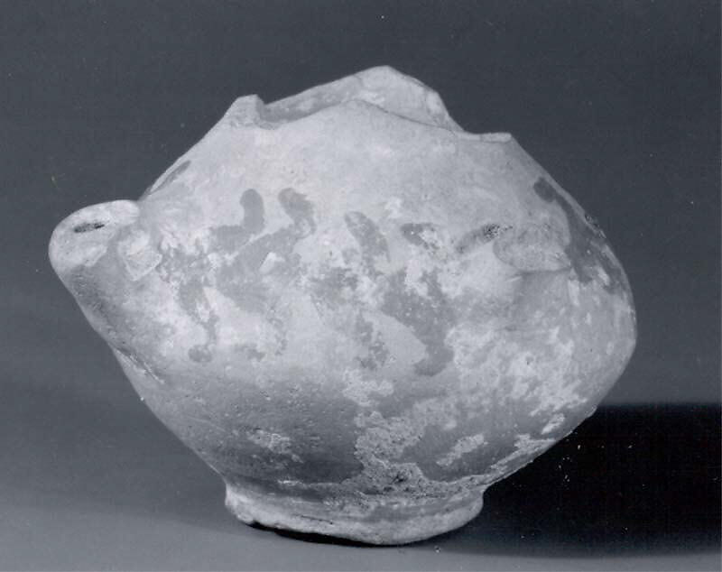 Spouted vessel, Ceramic, Parthian 