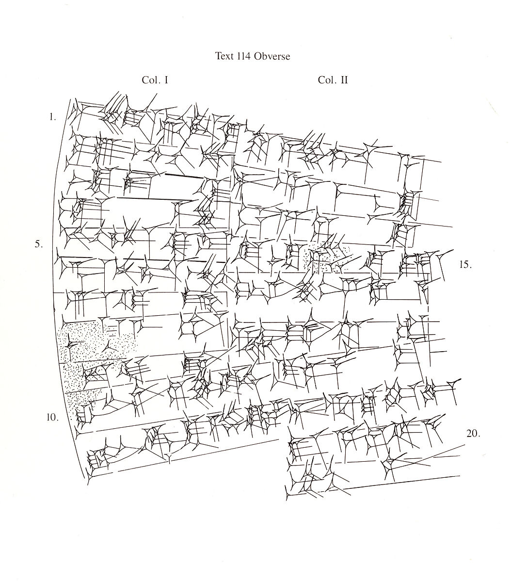Votive cone with cuneiform inscription of Lipit-Eshtar, Clay, Isin-Larsa