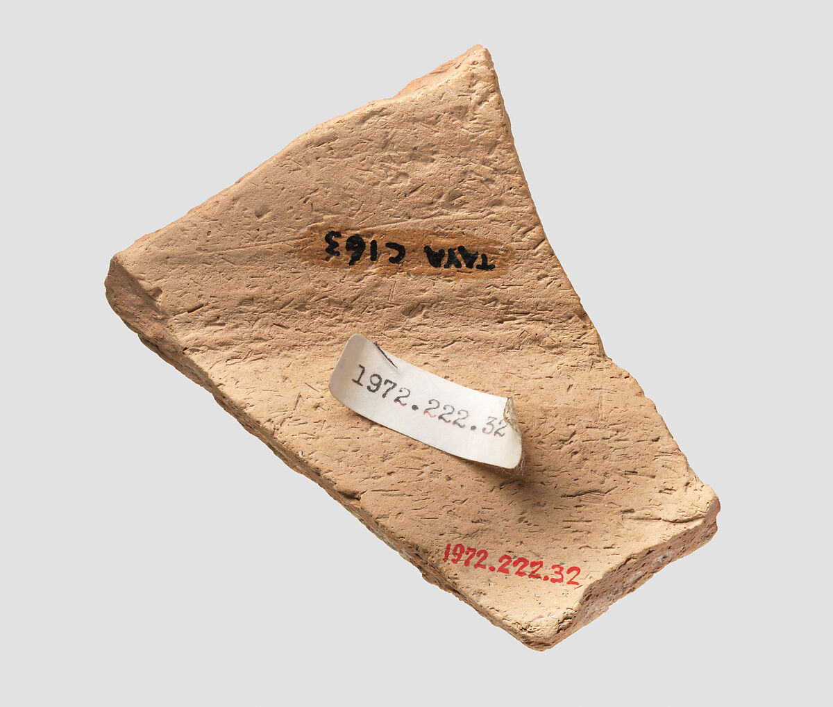 Carinated jar or bowl sherd, Ceramic