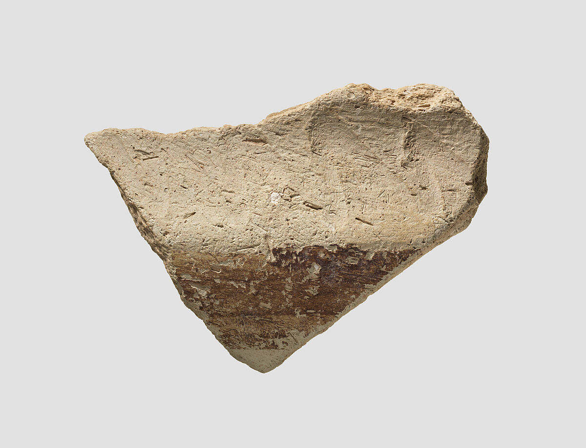 Carinated jar or bowl sherd, Ceramic 