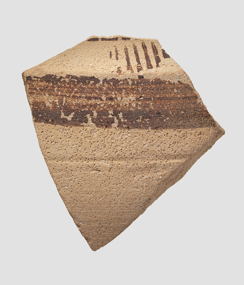 Carinated vessel sherd, Ceramic 