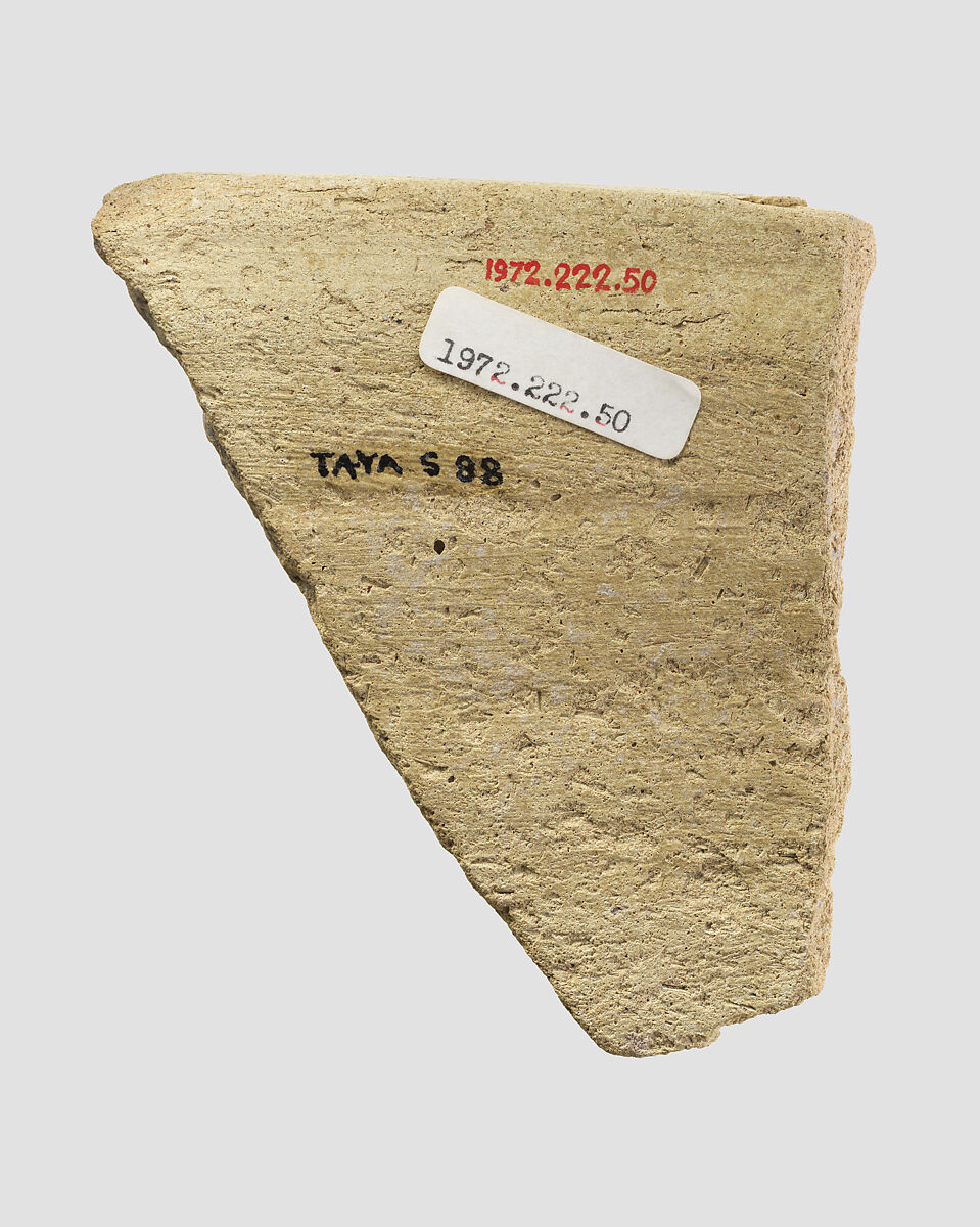 Rim sherd, Ceramic