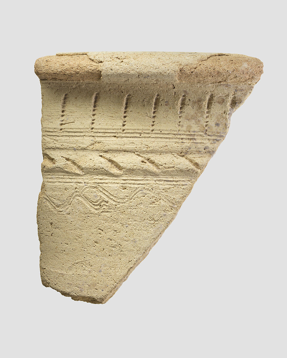 Rim sherd, Ceramic 