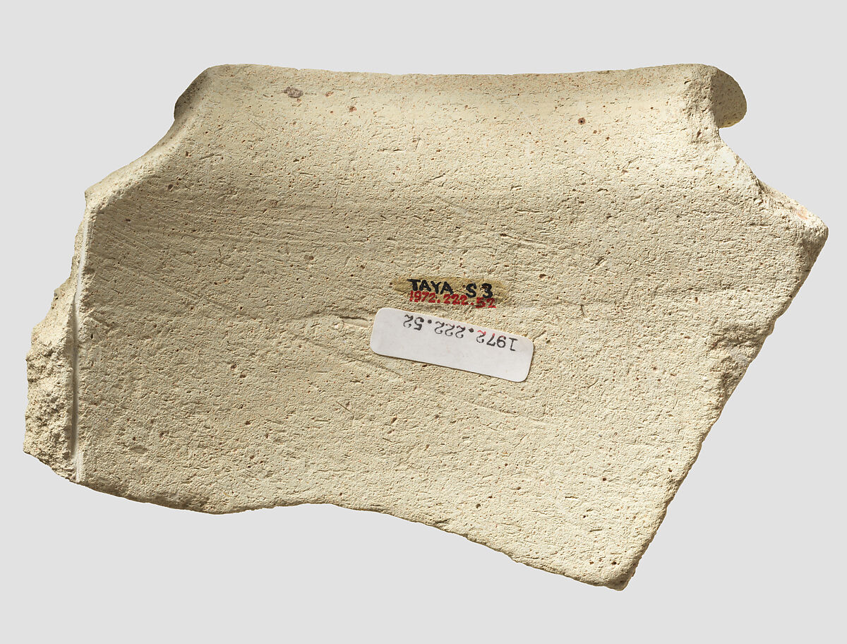 Jar rim sherd, Ceramic