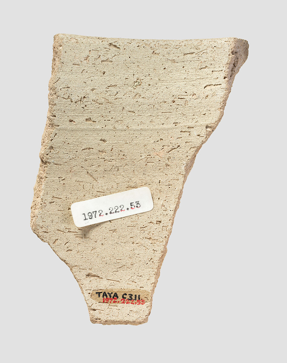 Rim sherd, Ceramic
