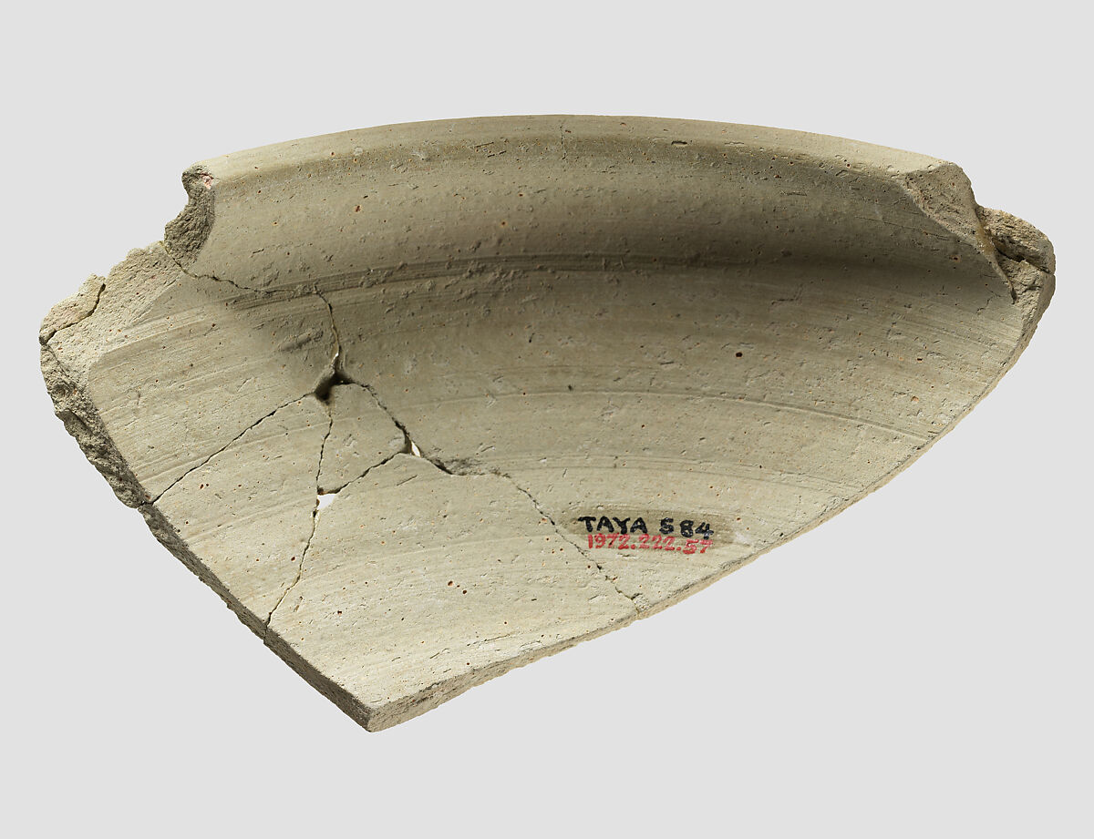 Carinated bowl sherd, Ceramic