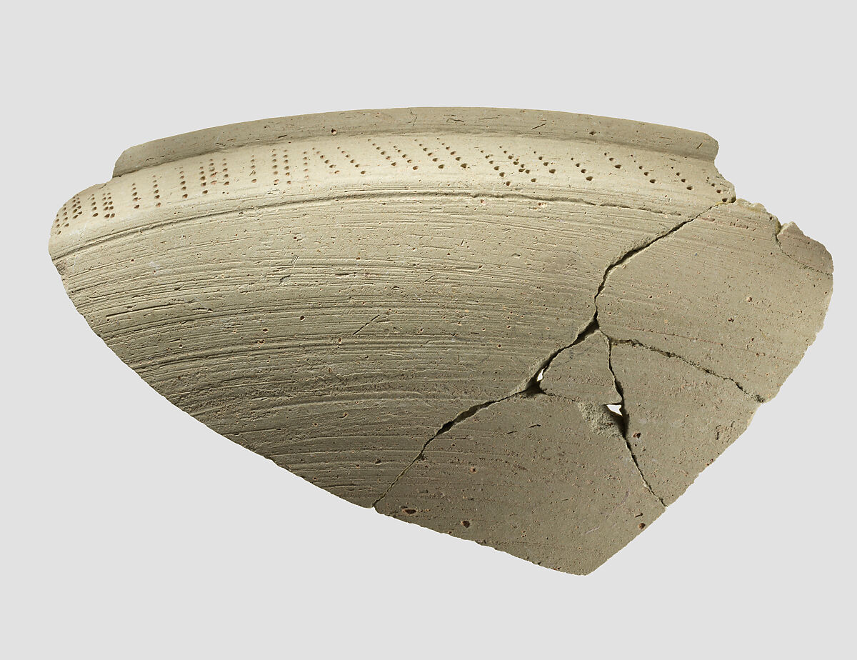 Carinated bowl sherd, Ceramic 