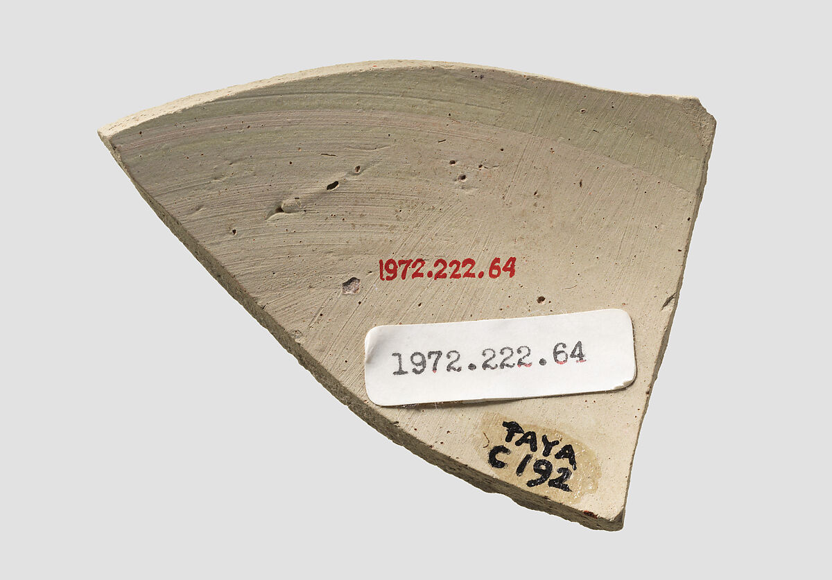 Bowl sherd, Ceramic