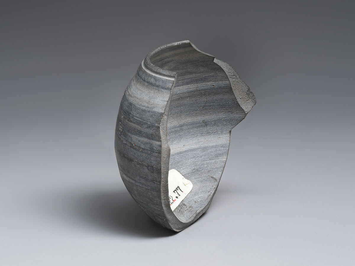 Cup rim sherd, Ceramic 