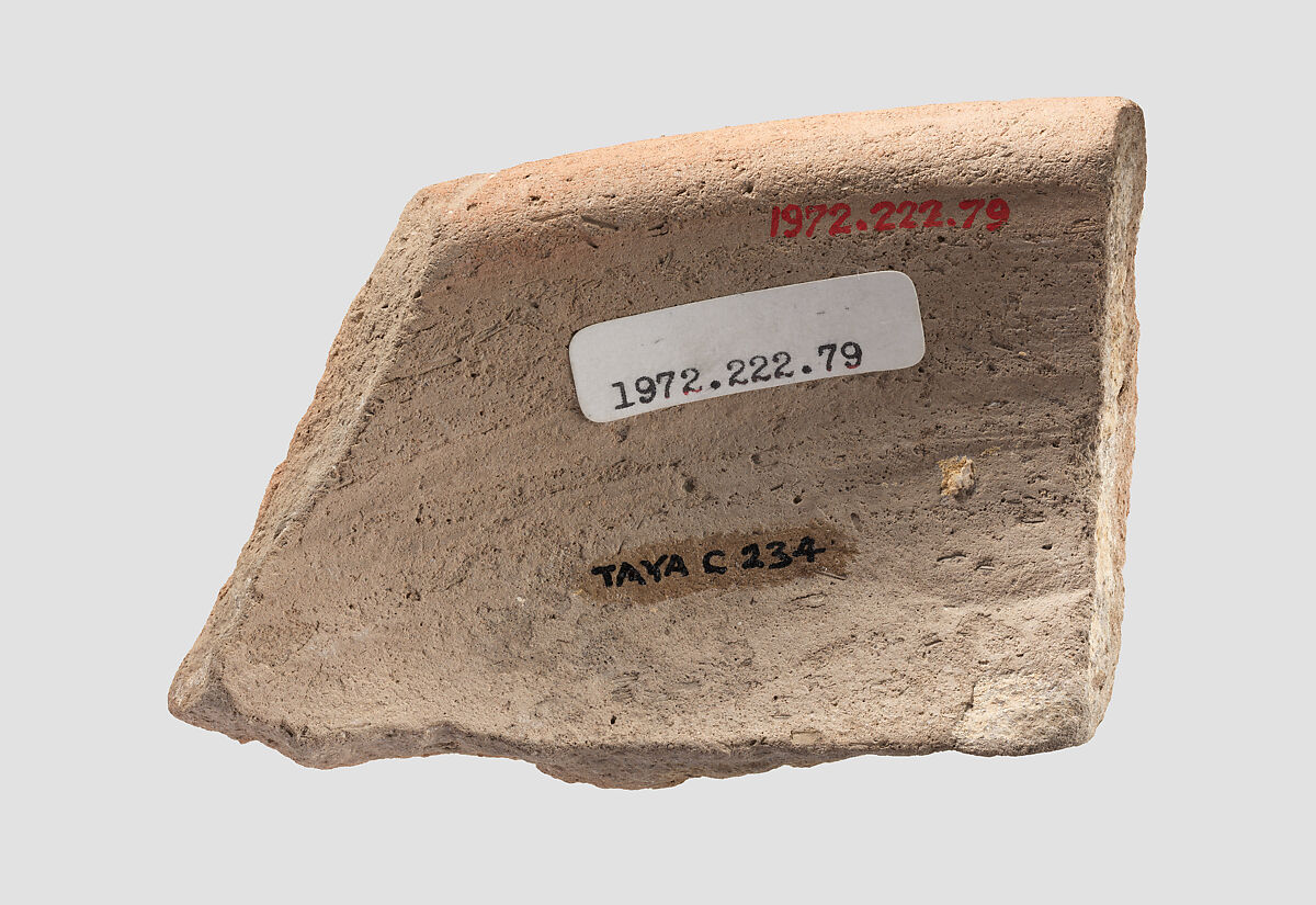 Bowl rim sherd, Ceramic